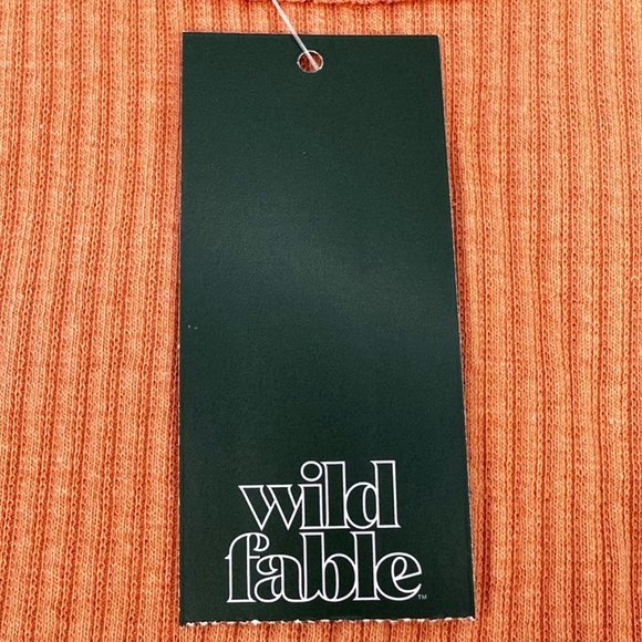 Lot of 2 Wild Fable Women's Size XXL Long Sleeve Tee Shirts Light Blue Peach - Picture 14 of 16